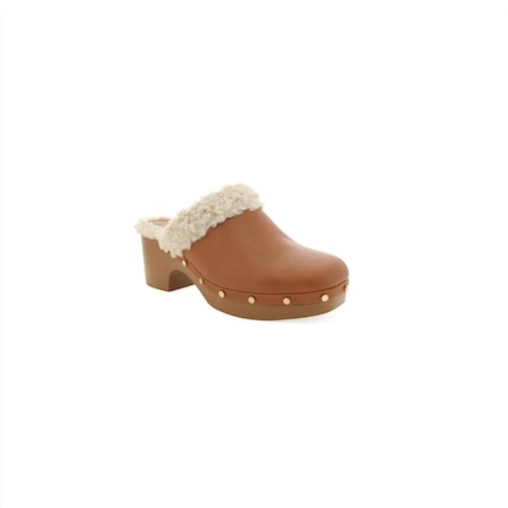 NEW BILLINI women's edna fur clog in tan